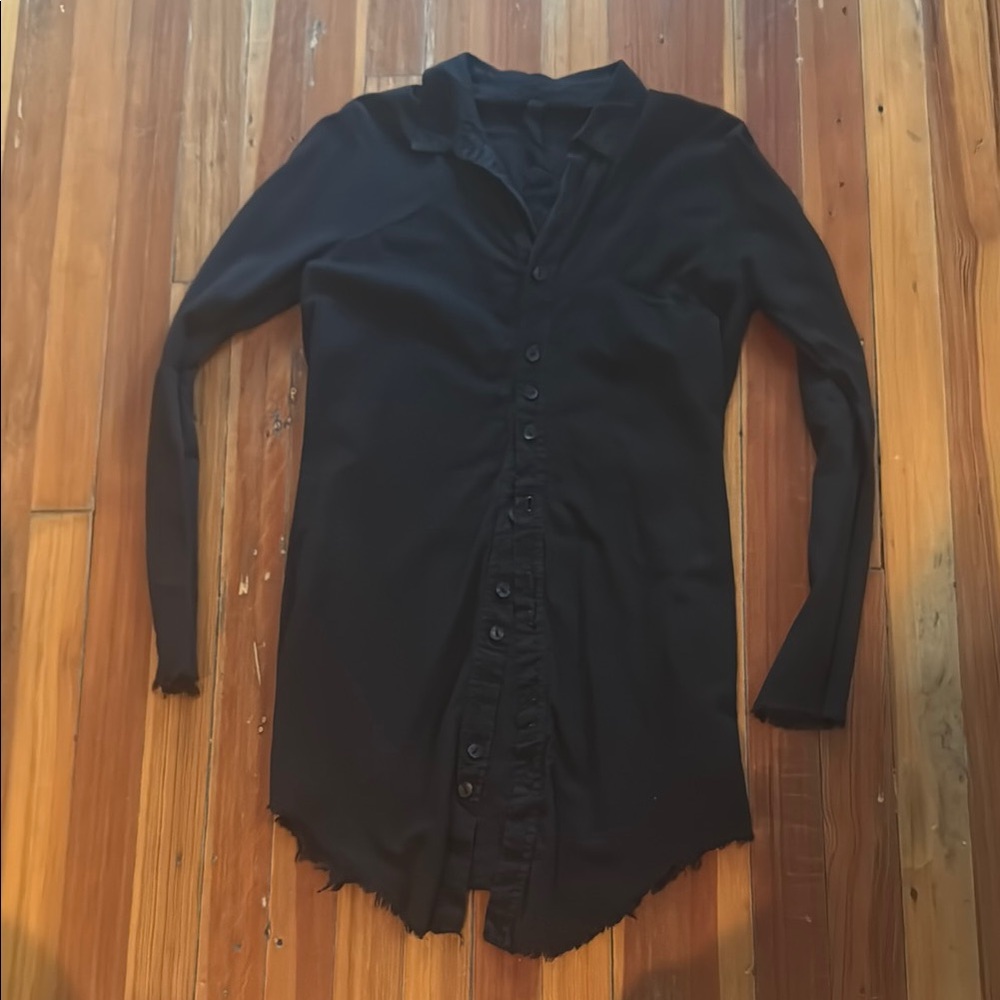 Army of Me Women's Black Button Down Shirt